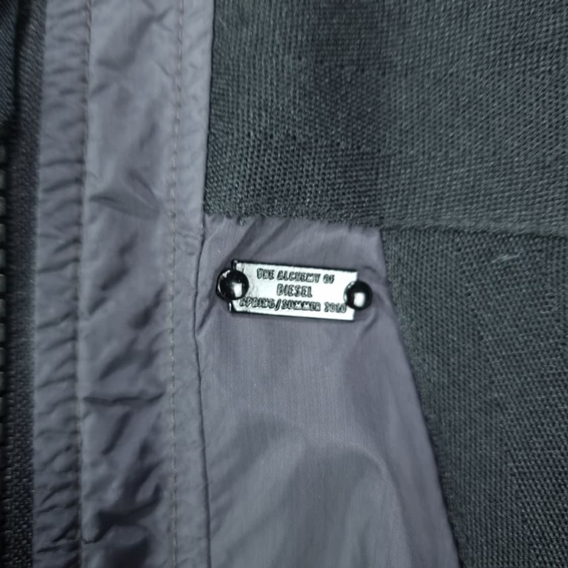 [디젤] 아카이브 Y2K 빈티지 본디지 테이핑 봄버 자켓 P01542 상품이미지6