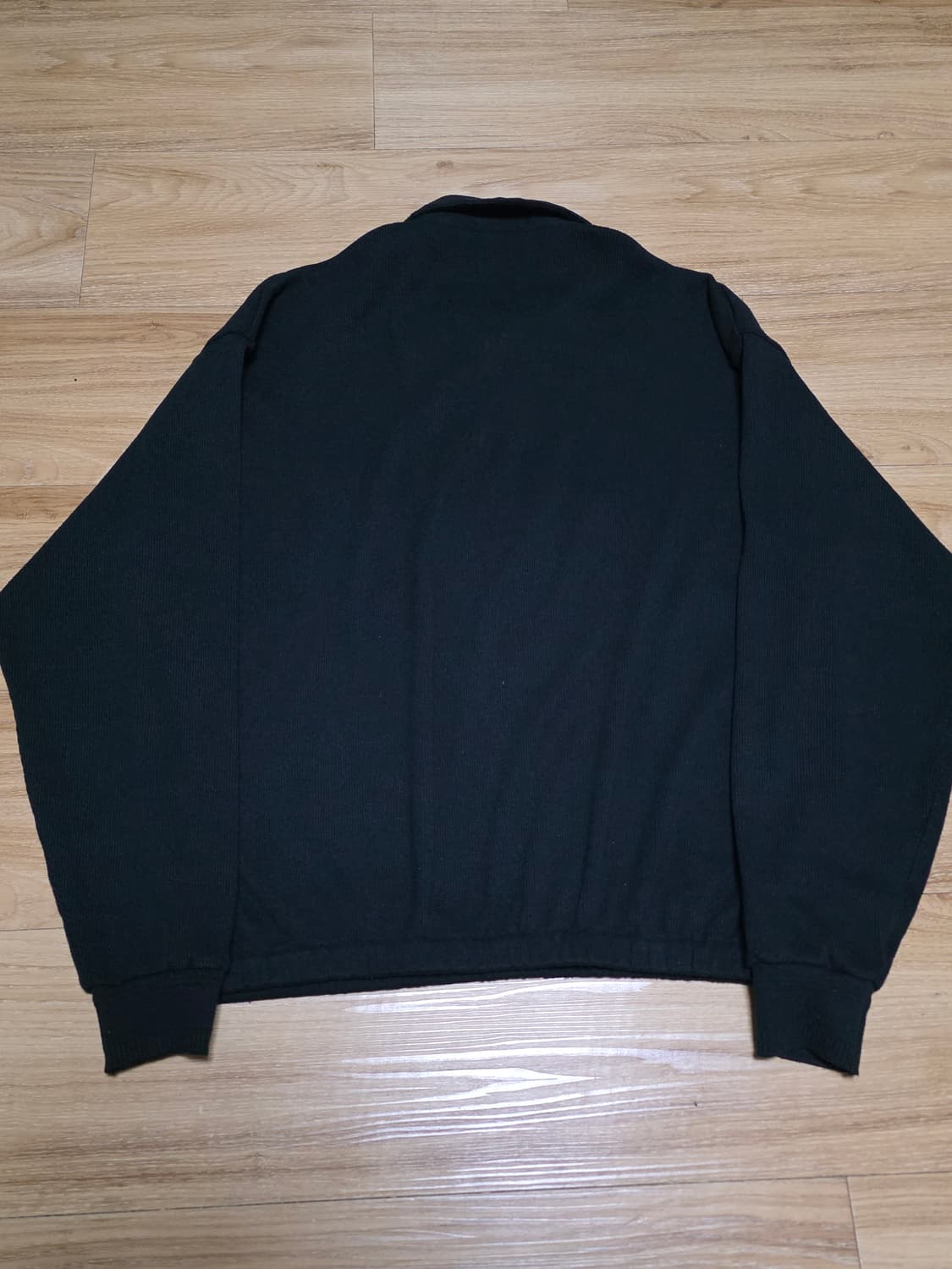 40size새제품 택포30만)25fw올드조 실크넵 쿼터집업 Onyx 상품이미지7