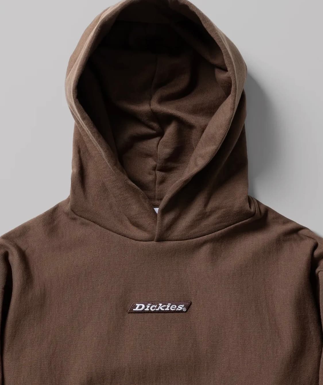 디키즈 Dickies 배너 로고 후드 dark brown 상품이미지3