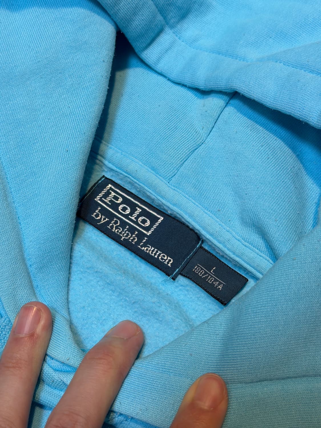 폴로 랄프로렌 빅포니 후드티 스카이블루 상품이미지2