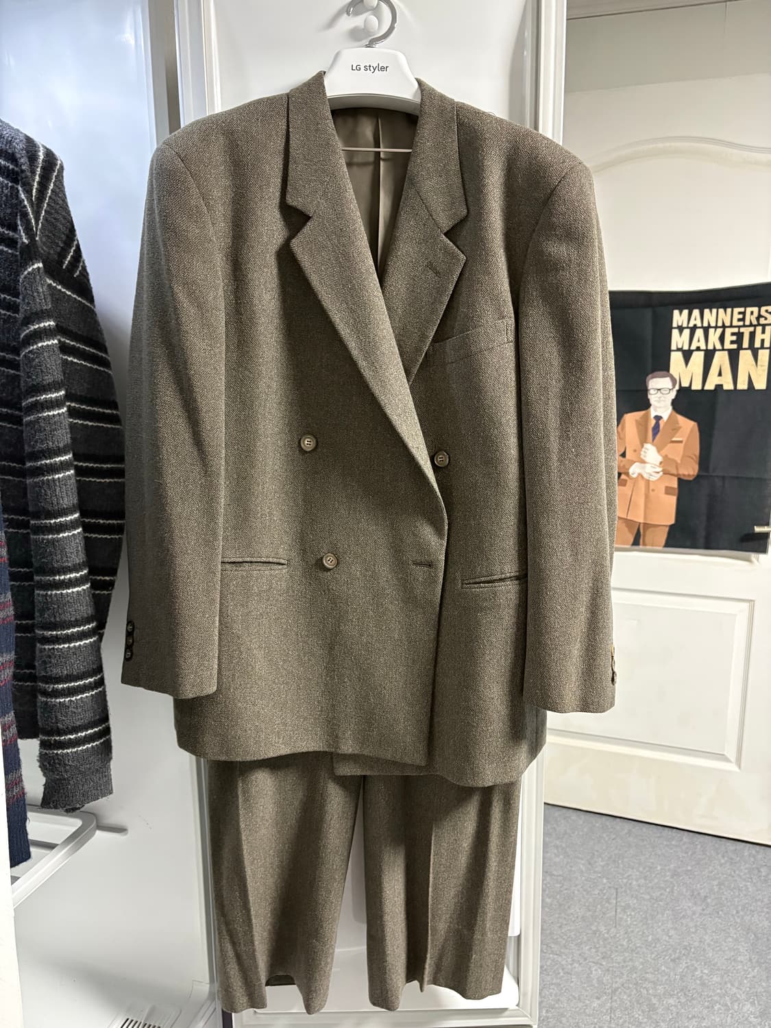 헤링본 더블수트 셋업 상품이미지1