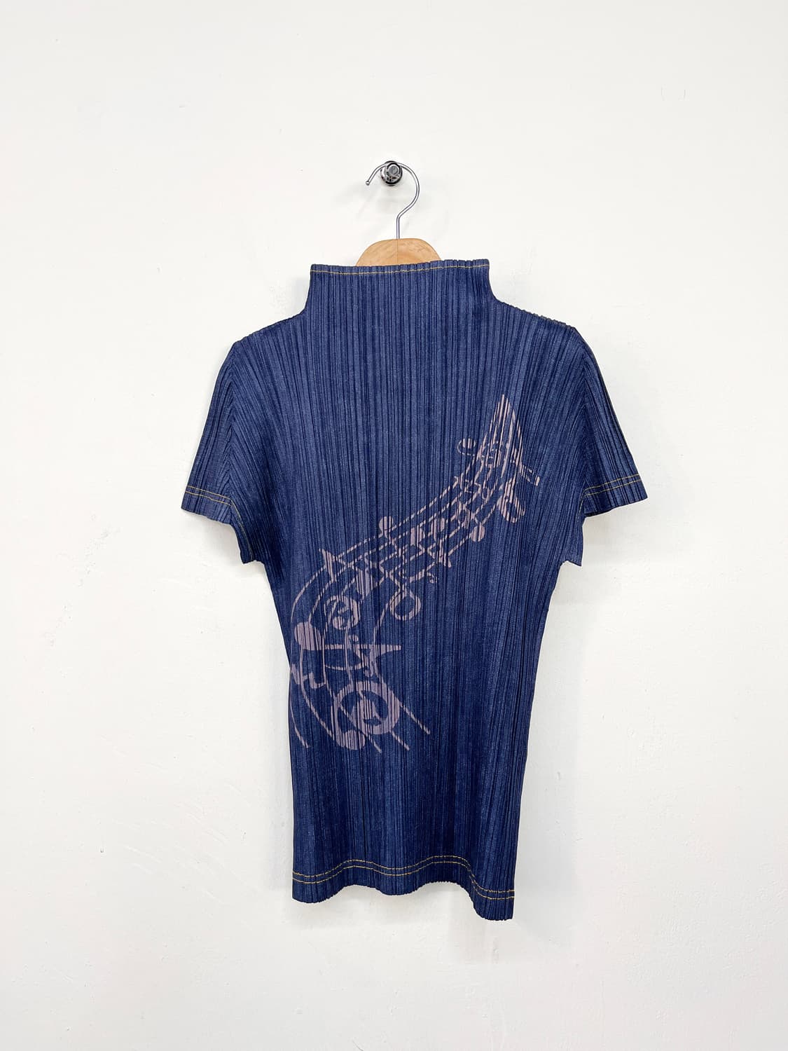 플리츠 플리즈 반팔 블라우스 상품이미지5