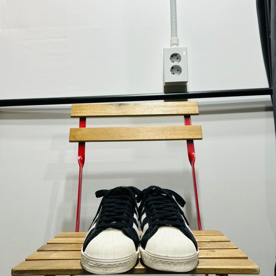 255) 아디다스 운동화 남성 남자 신발 슈퍼스타 82 코어 블랙 상품이미지2