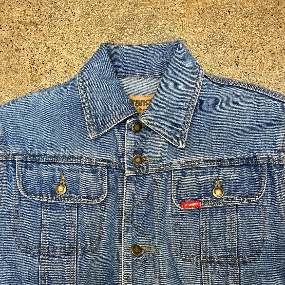 레어 90s USA 랭글러 청자켓 데님자켓 상품이미지3