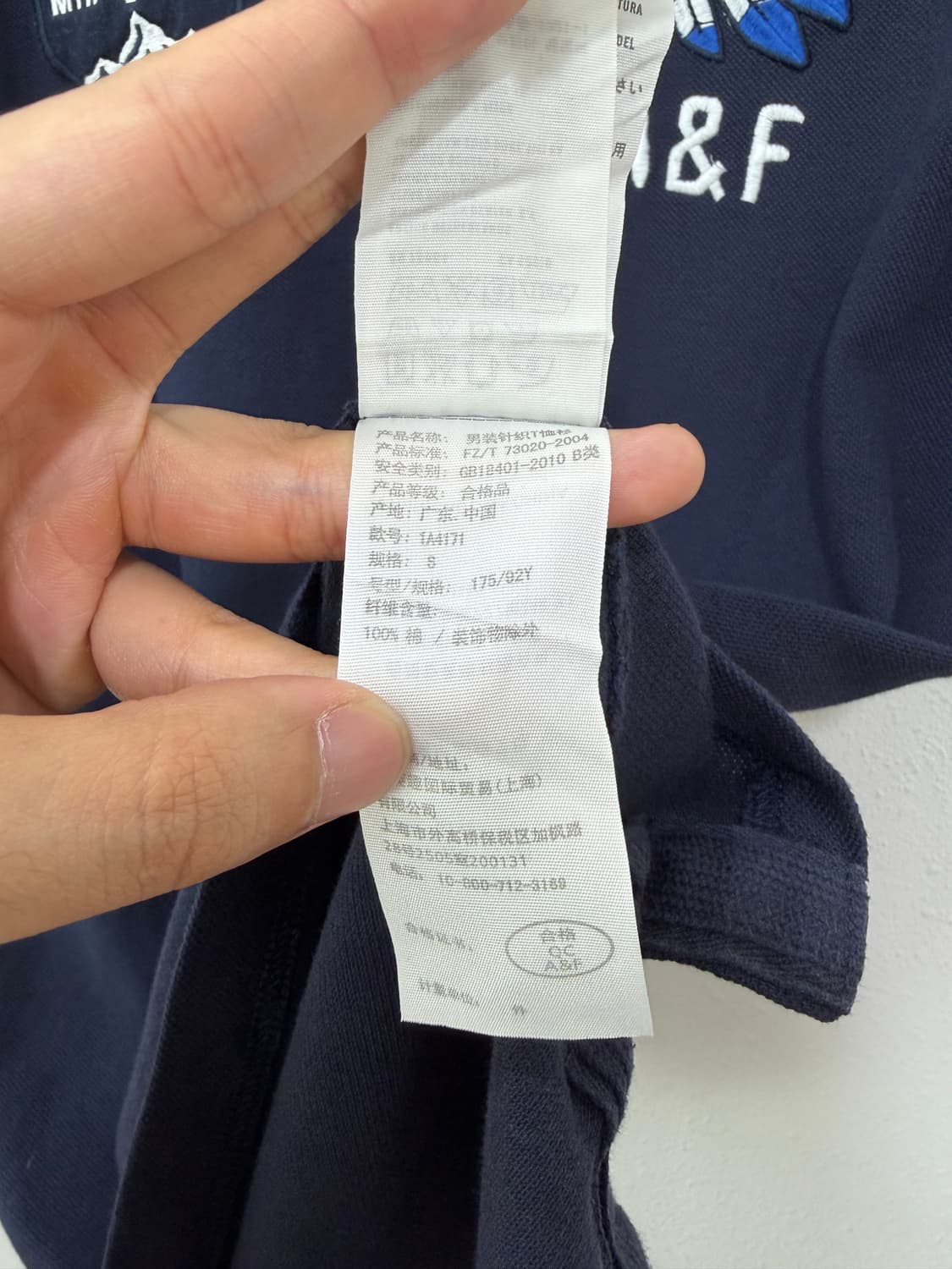 Abercrombie 인디언 자수 PK 카라 반팔티 상품이미지7