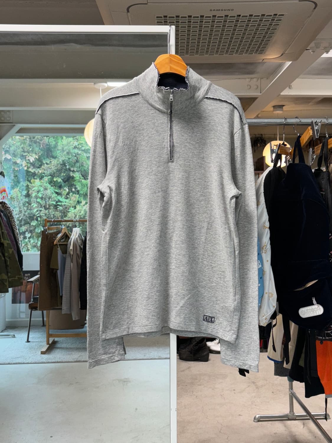 아르마니 익스체인지 하프집업 롱슬리브 상품이미지1