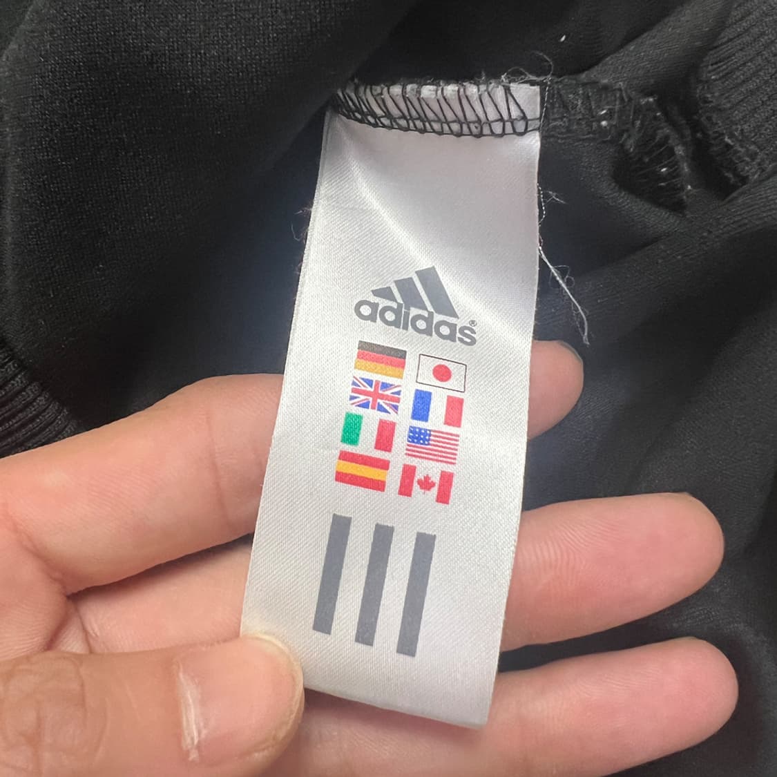 아디다스 B2B 니트 블랙 골드라인 트랙탑 져지 상품이미지5