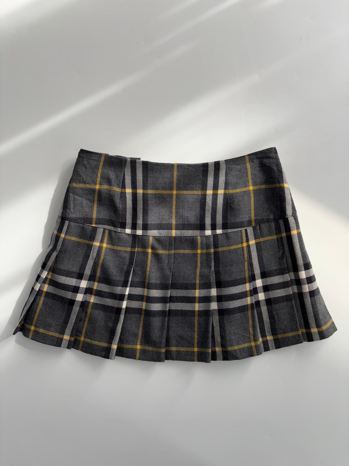 Burberry 버버리 블루라벨 차콜 체크 미니 스커트 상품이미지9