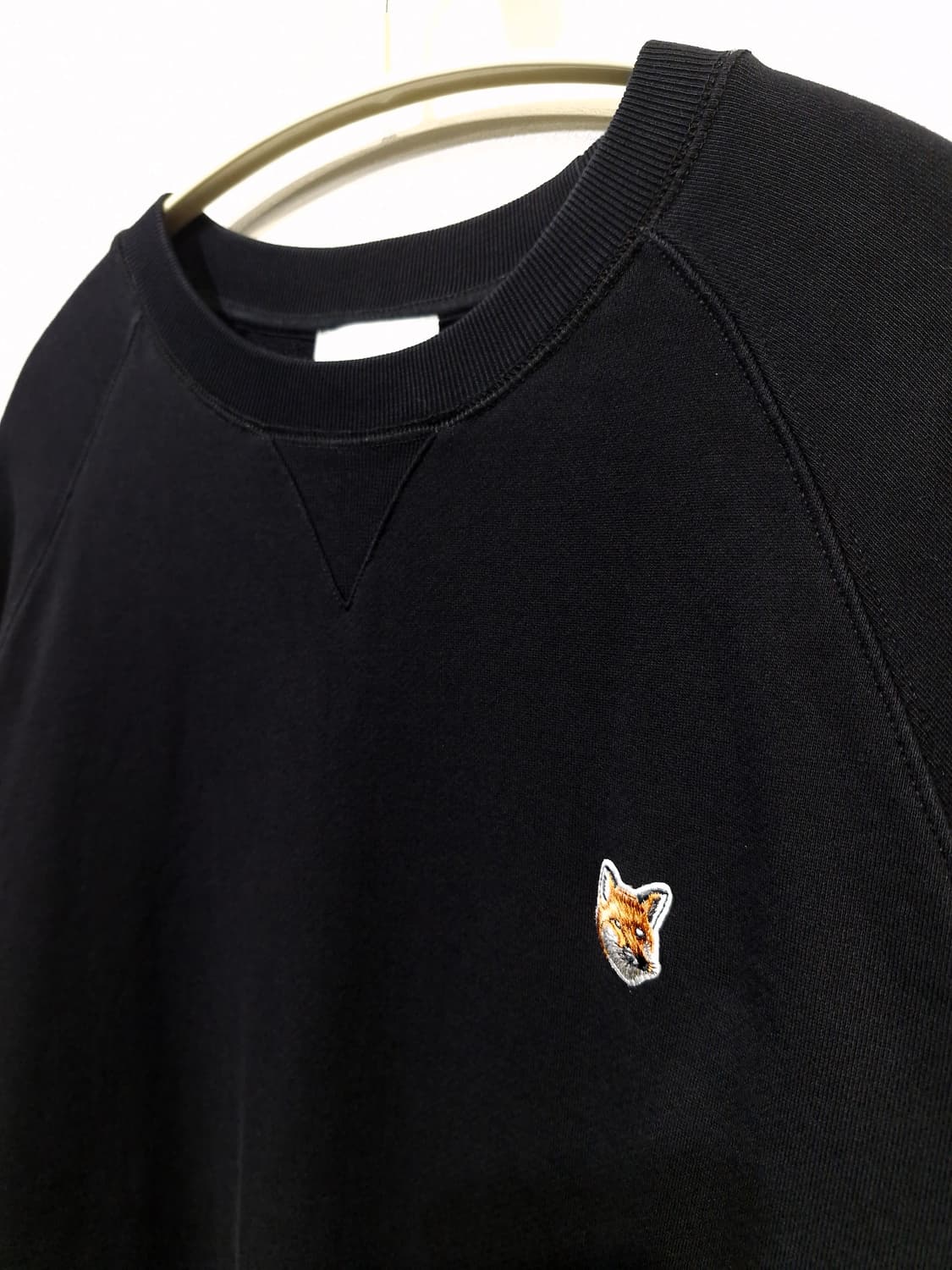 메종키츠네(MAISON KITSUNE)폭스헤드 맨투맨 블랙 상품이미지3