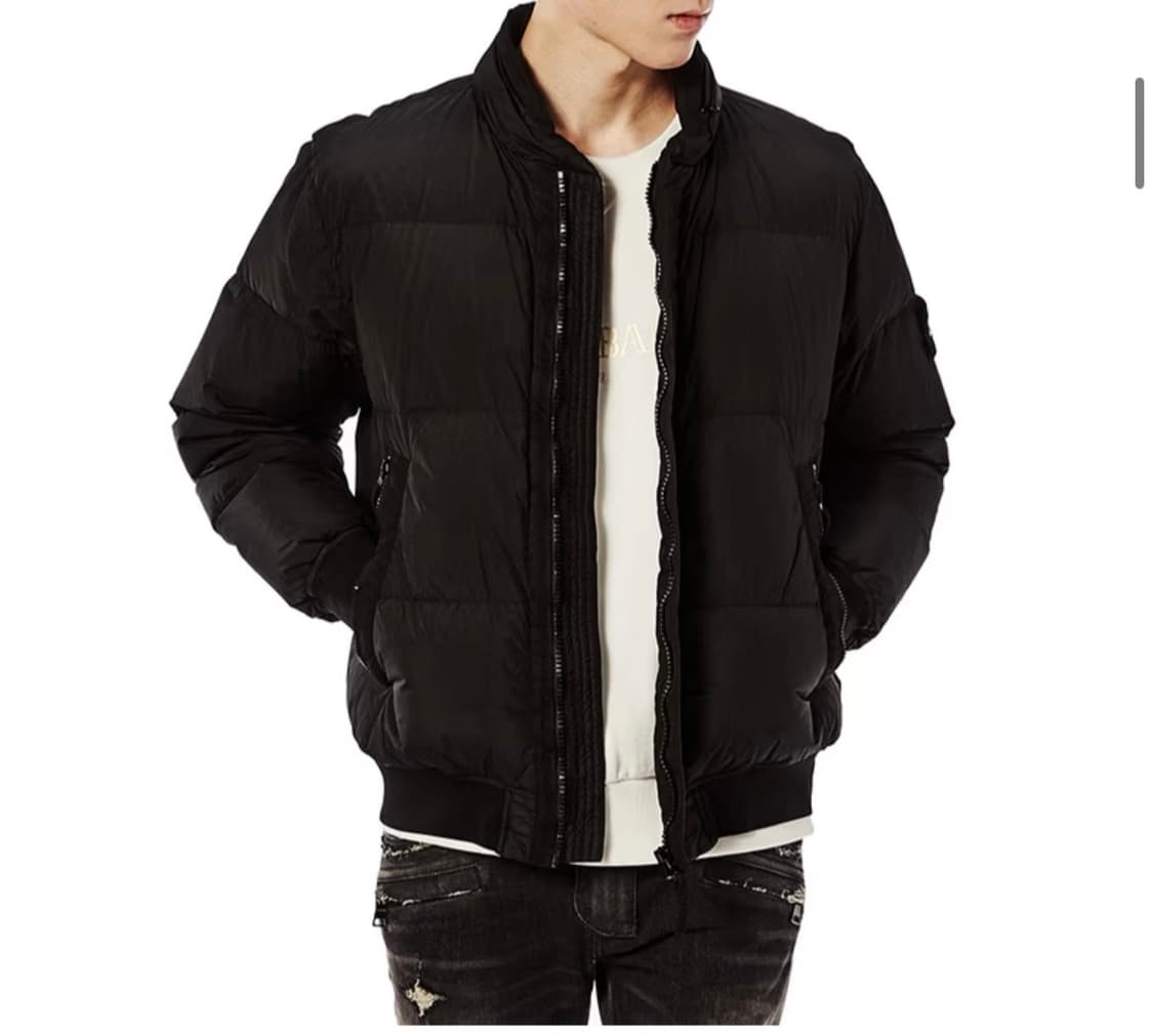 스톤아일랜드 크링클랩스 숏패딩 그레이 M사이즈 상품이미지6