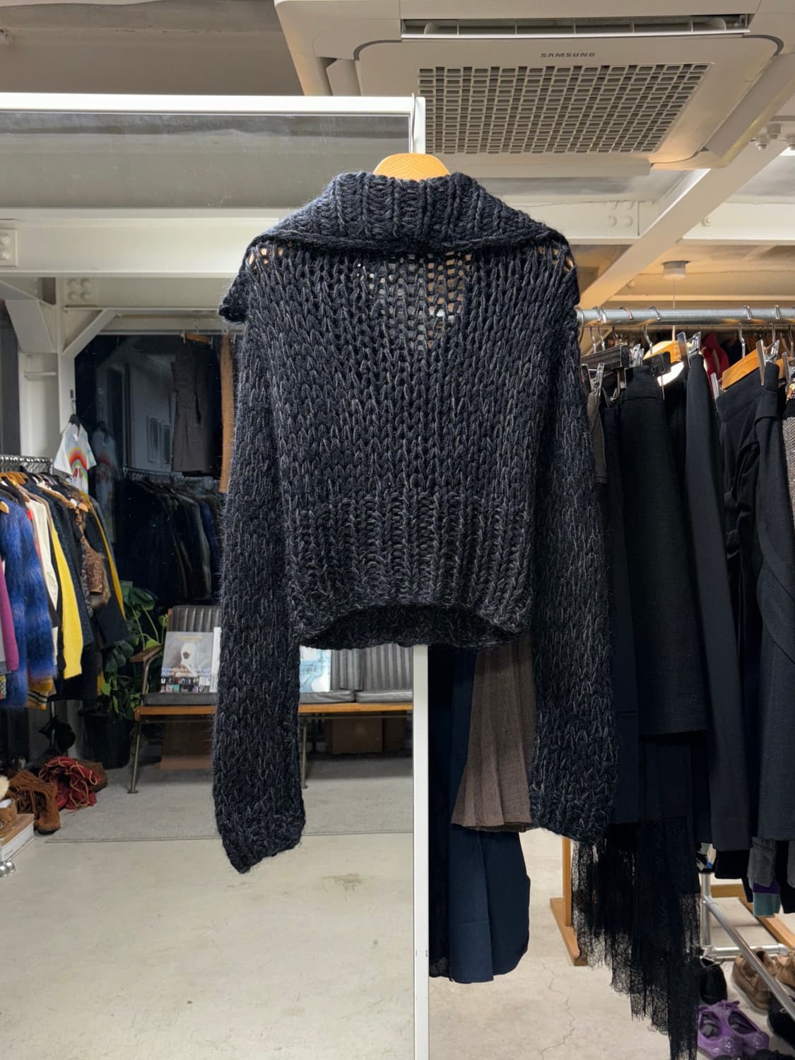 스포츠막스 모헤어 크롭 가디건 상품이미지2