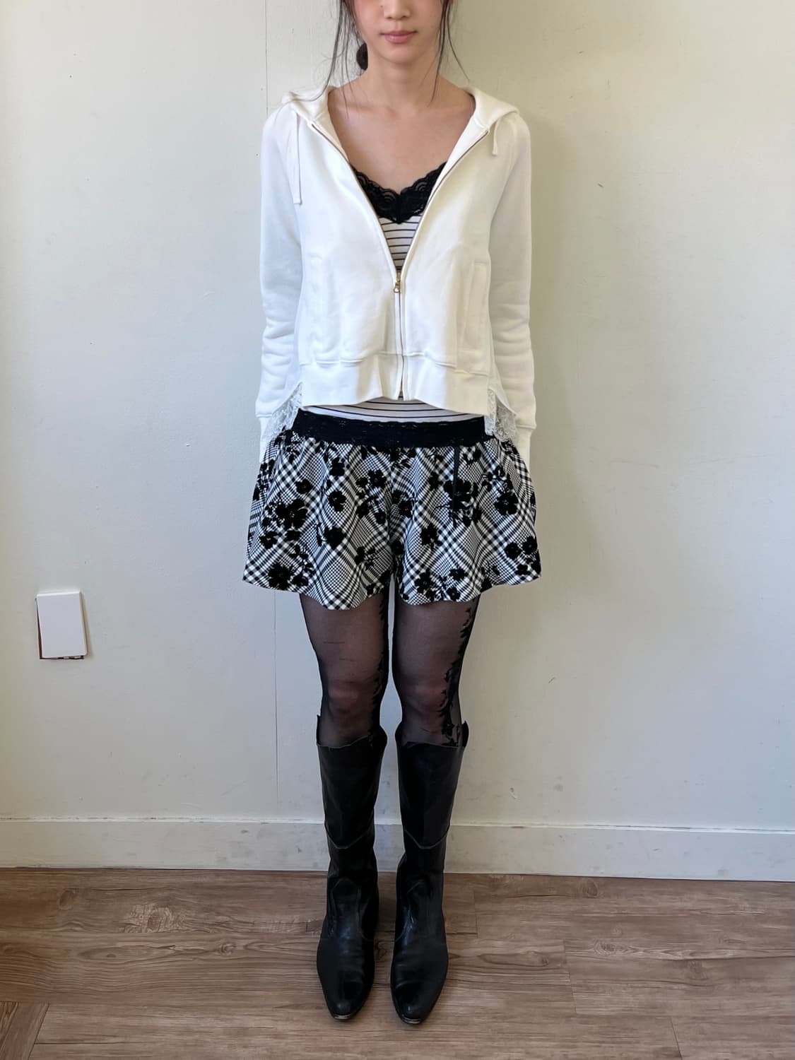 Japan vtg 스트라이프 슬리브리스 상품이미지8