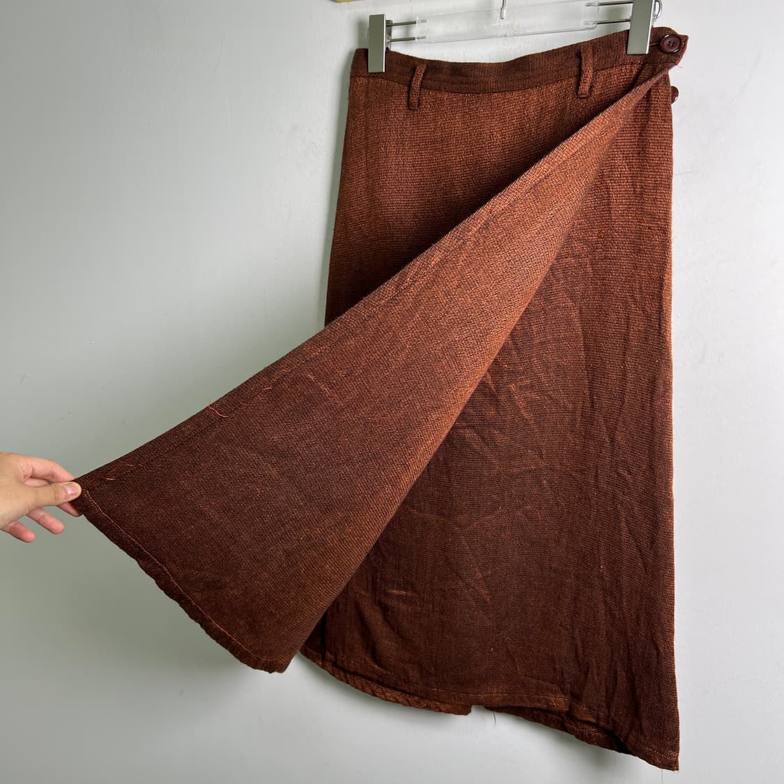 90's Y's 요지야마모토 린넨 롱 스커트  상품이미지6