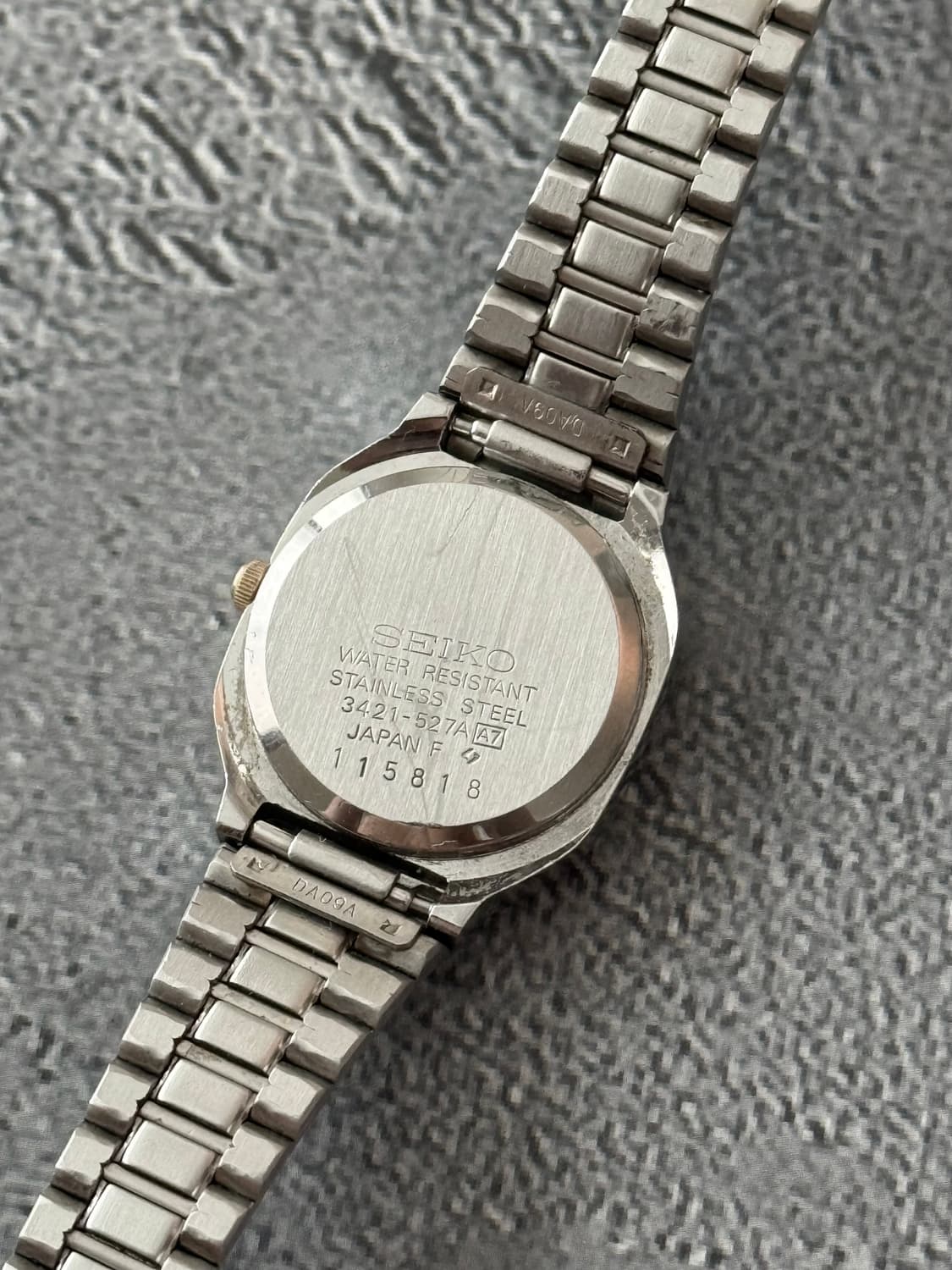 세이코 Seiko 스퀘어 쿼츠 콤비 상품이미지4