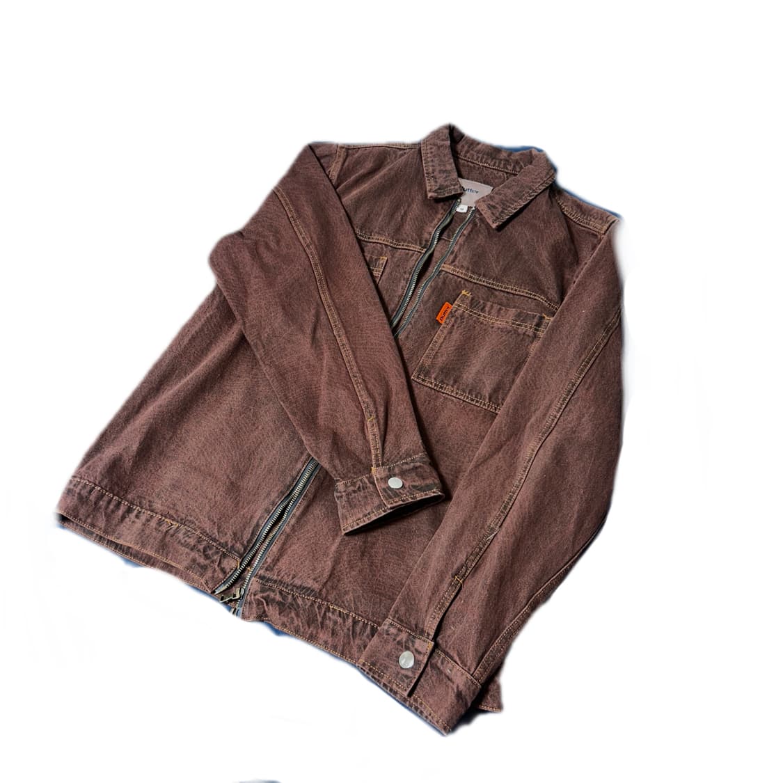 BUTTER GOODS 버터굿즈 스파이더 맨 더블 지퍼 데님 자켓 상품이미지1