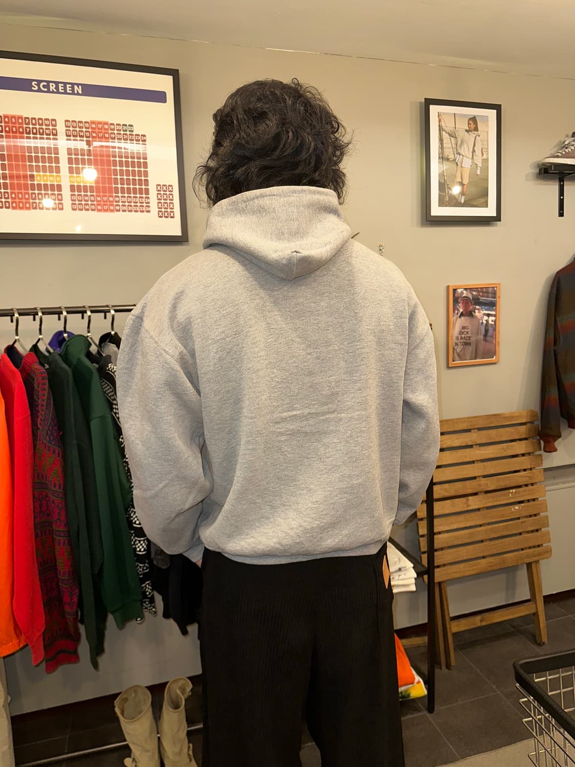 00’s Russell Athletic grey plain hood 상품이미지7