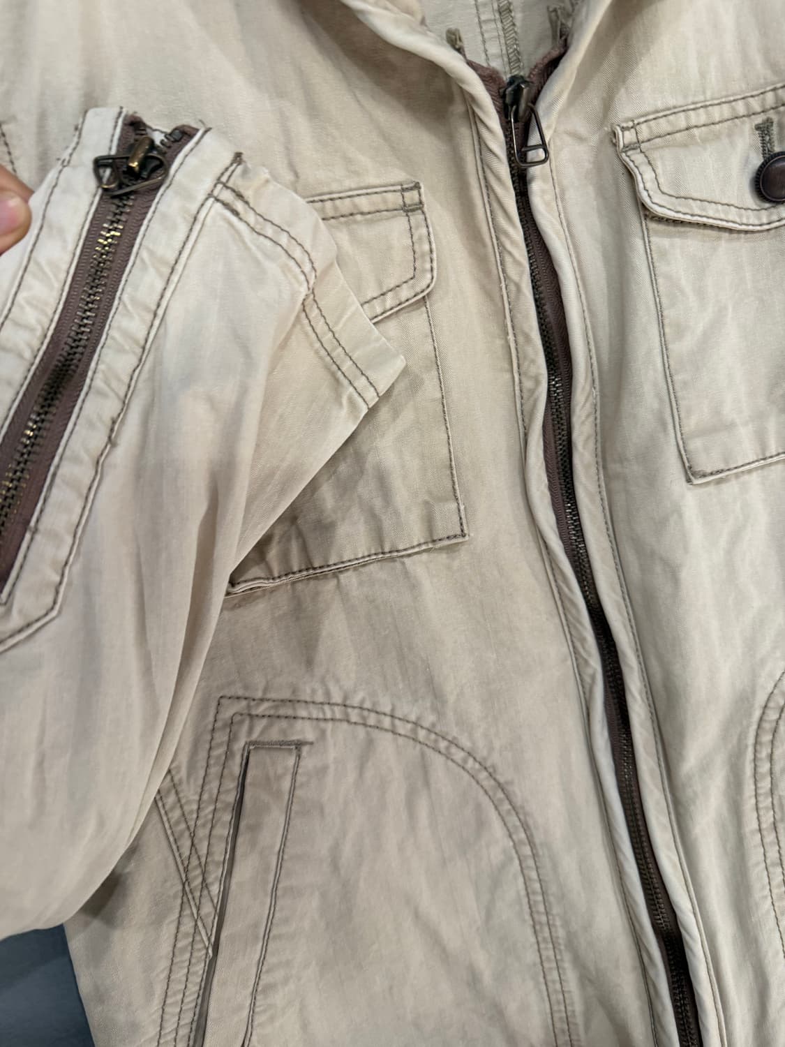2-pocket stitch detail jacket 상품이미지8