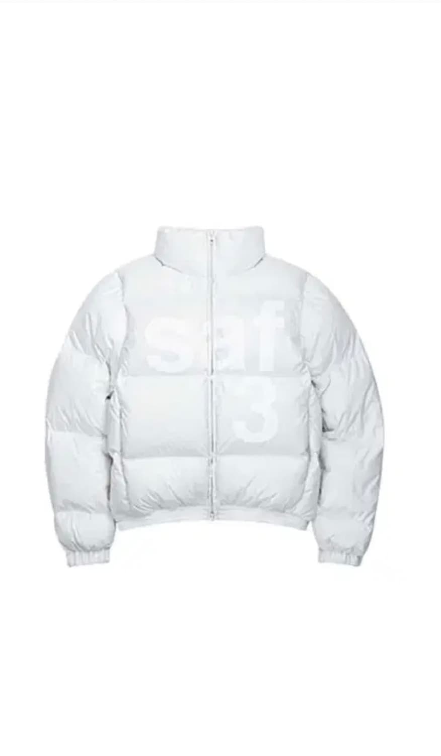 사파리스팟 1/2 다운자켓 패딩 화이트 상품이미지1