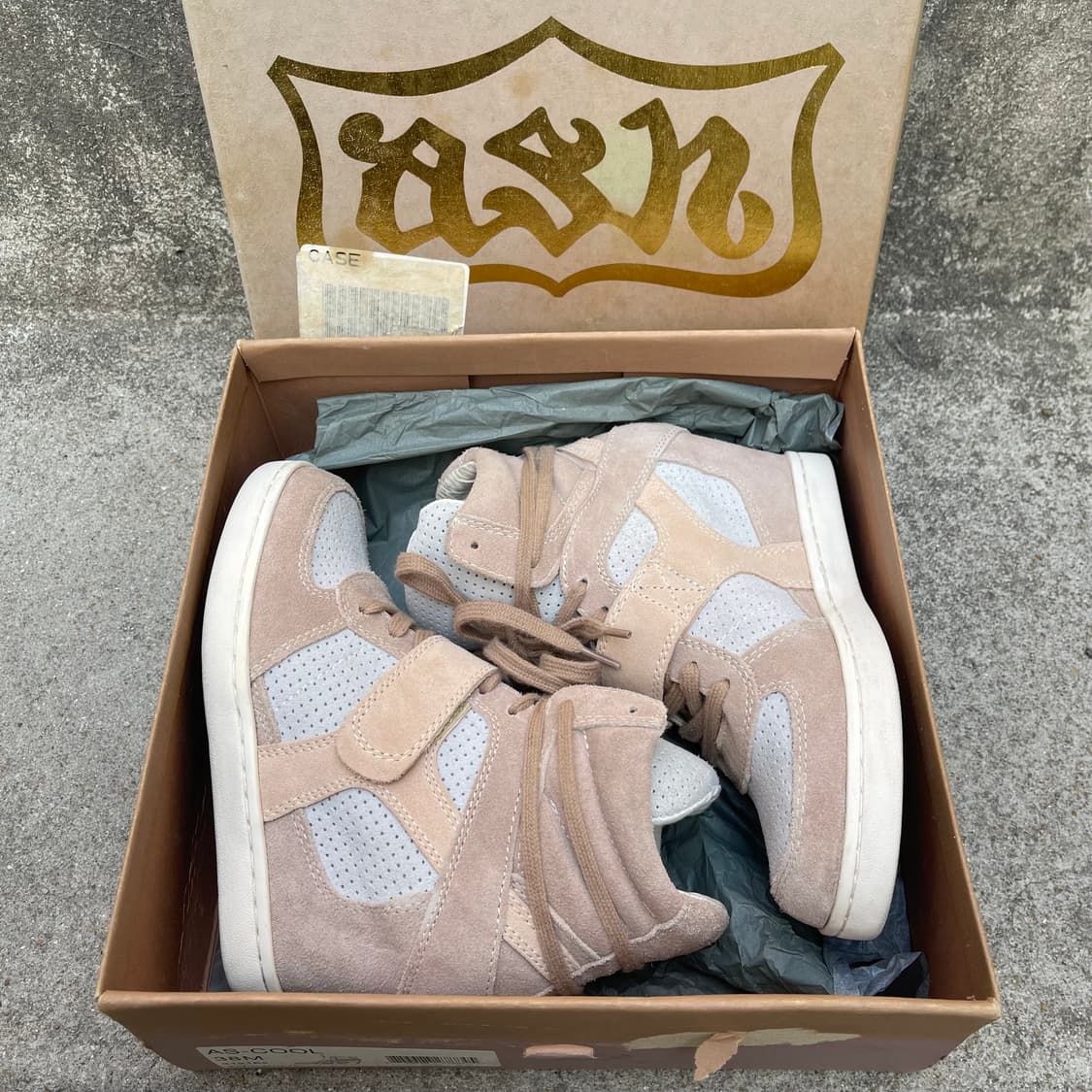 [38] ASH 스웨이드 웨지힐 스니커즈 (245) 상품이미지10