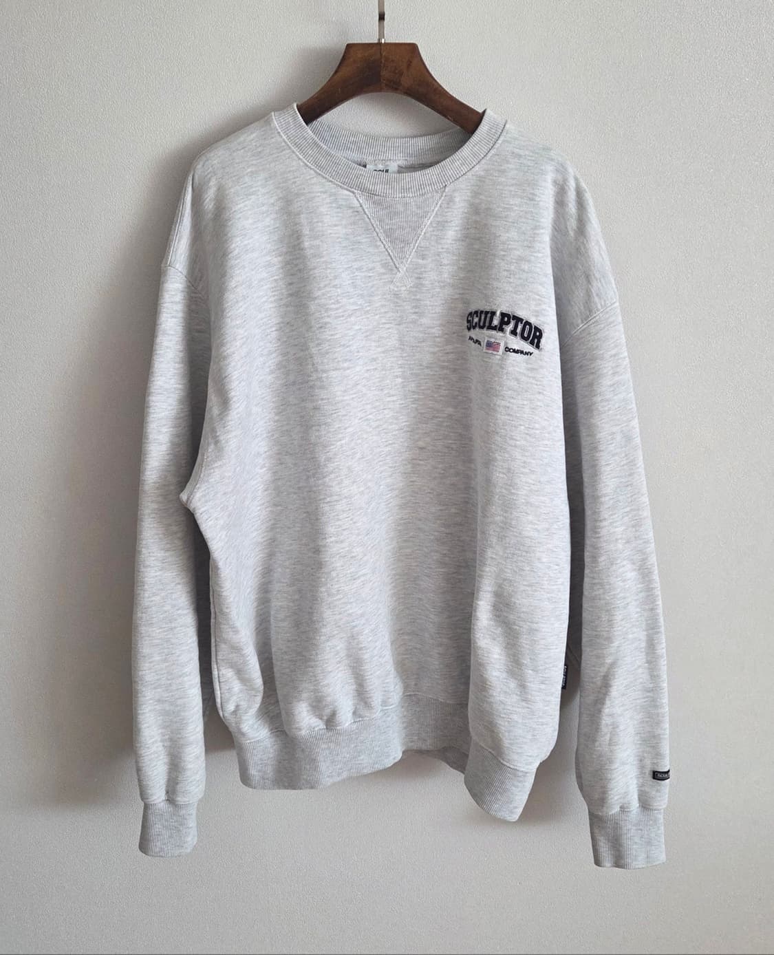 스컬프터 맨투맨 L 회색(남녀공용) 상품이미지1