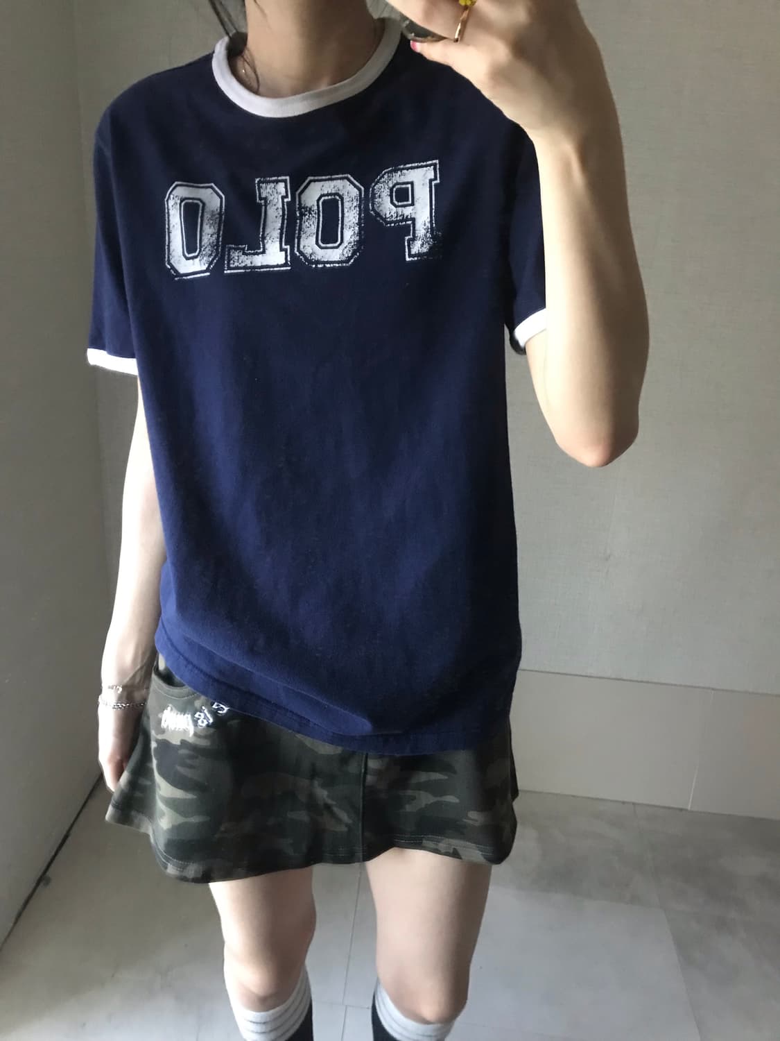 폴로 빅로고 링거티셔츠 상품이미지5