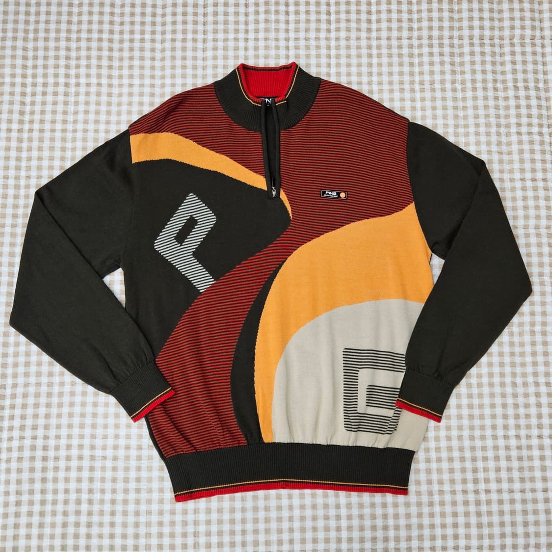 PING 핑 반집업 골프 니트 남자100~105 상품이미지1