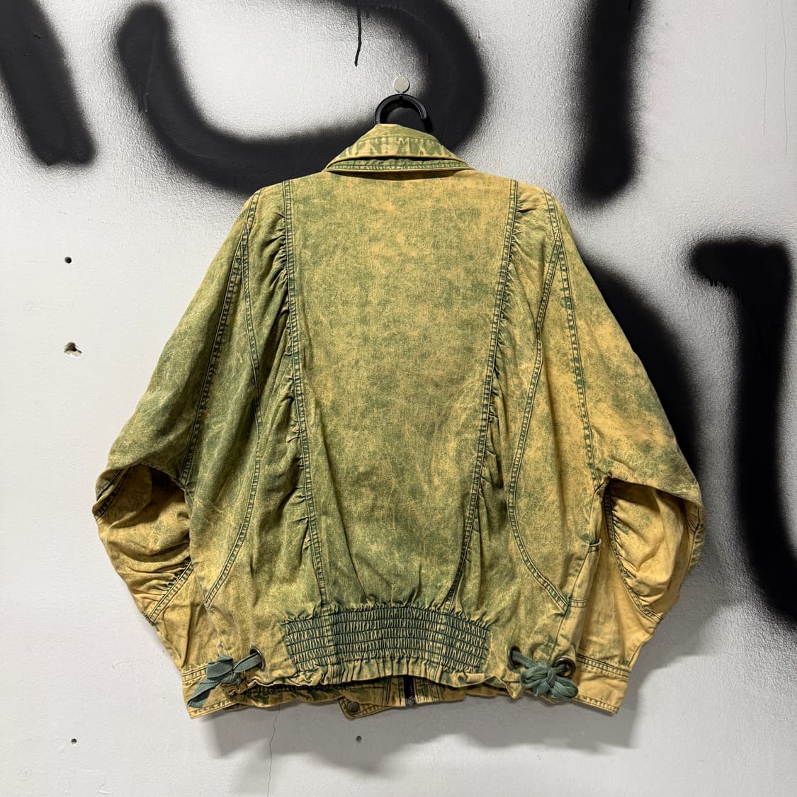 VTG 빈티지 밀리터리 그런지 워싱 멀티 디테일 데님 블루종 자켓 상품이미지3