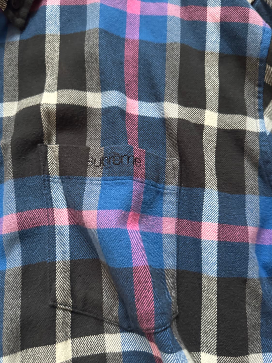 슈프림 플란넬 셔츠 xl 상품이미지2