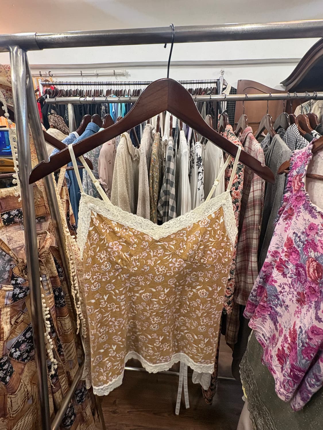 jpn vintage floral lace sleeveless 상품이미지2