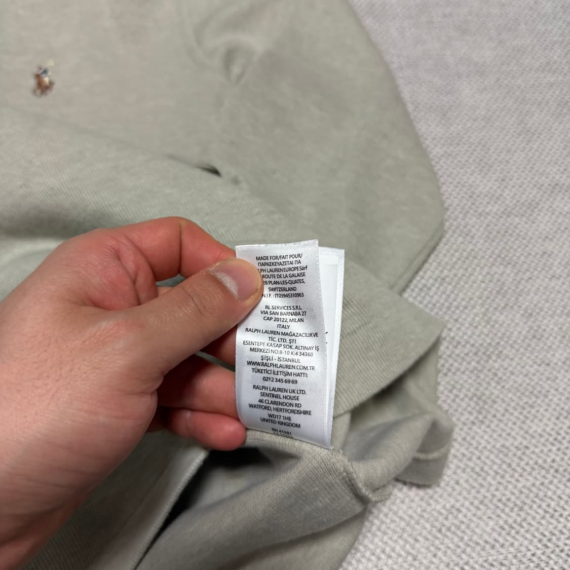 폴로 랄프로렌 하프집업 맨투맨 상품이미지4