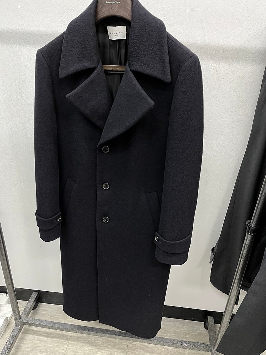 100) 산드로 울 롱코트  상품이미지1