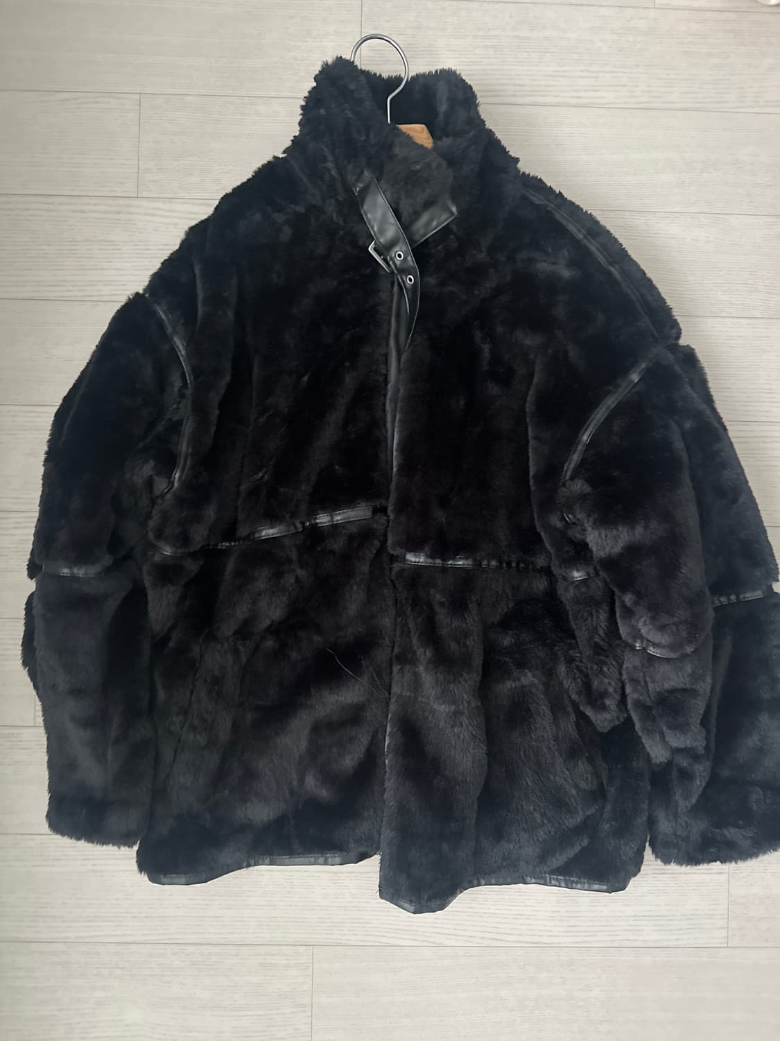 빈티지 버클 퍼자켓 상품이미지1