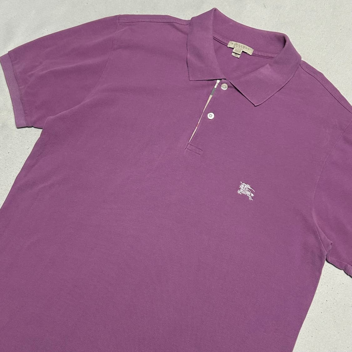 🫶🏻 버버리 Purple 카라 반팔티  🫶🏻 상품이미지2