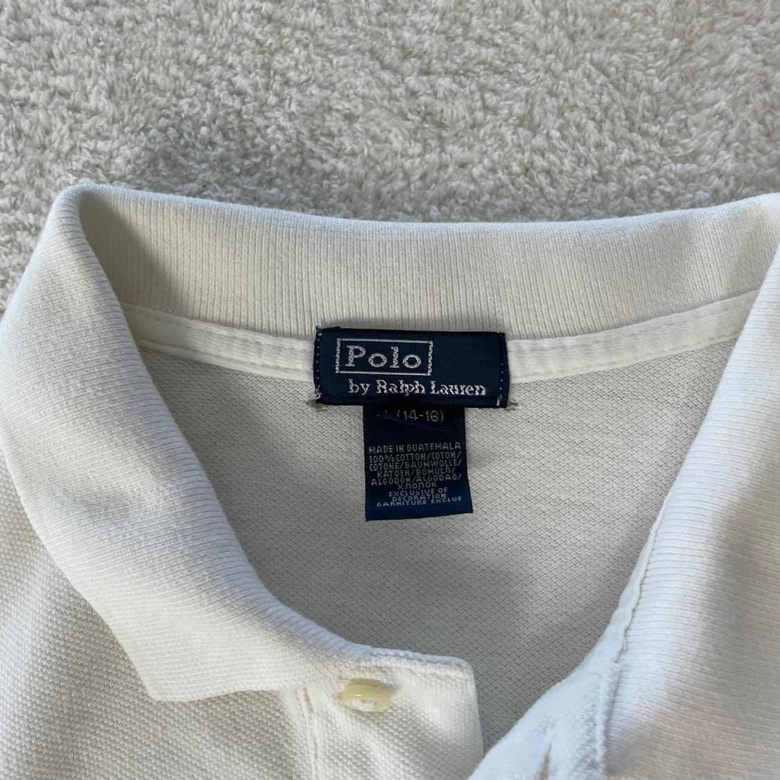 폴로랄프로렌 빅포니 카라티 화이트  상품이미지4