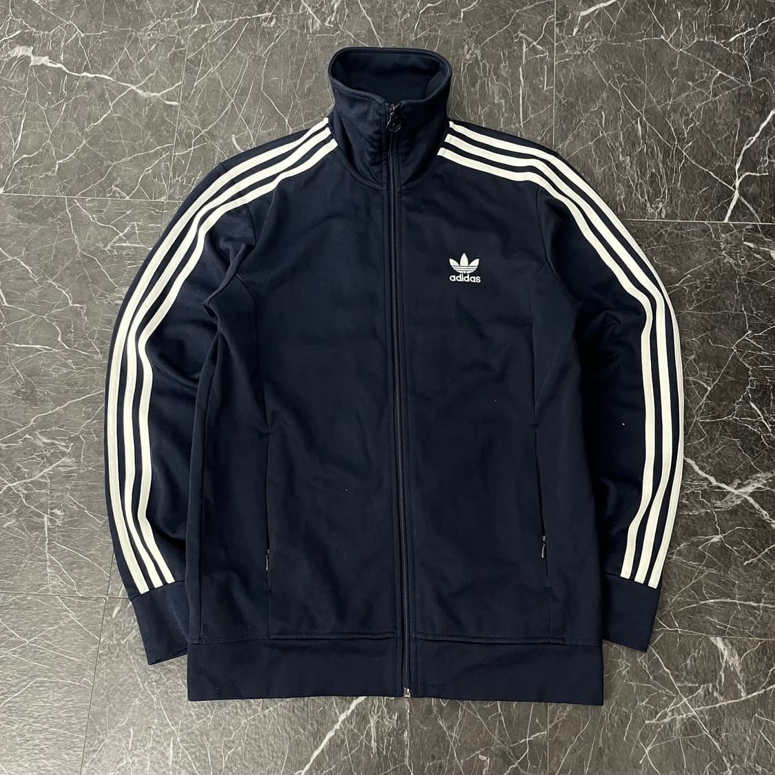 아디다스 네이비 삼선 유로파 트랙탑 져지자켓 상품이미지2
