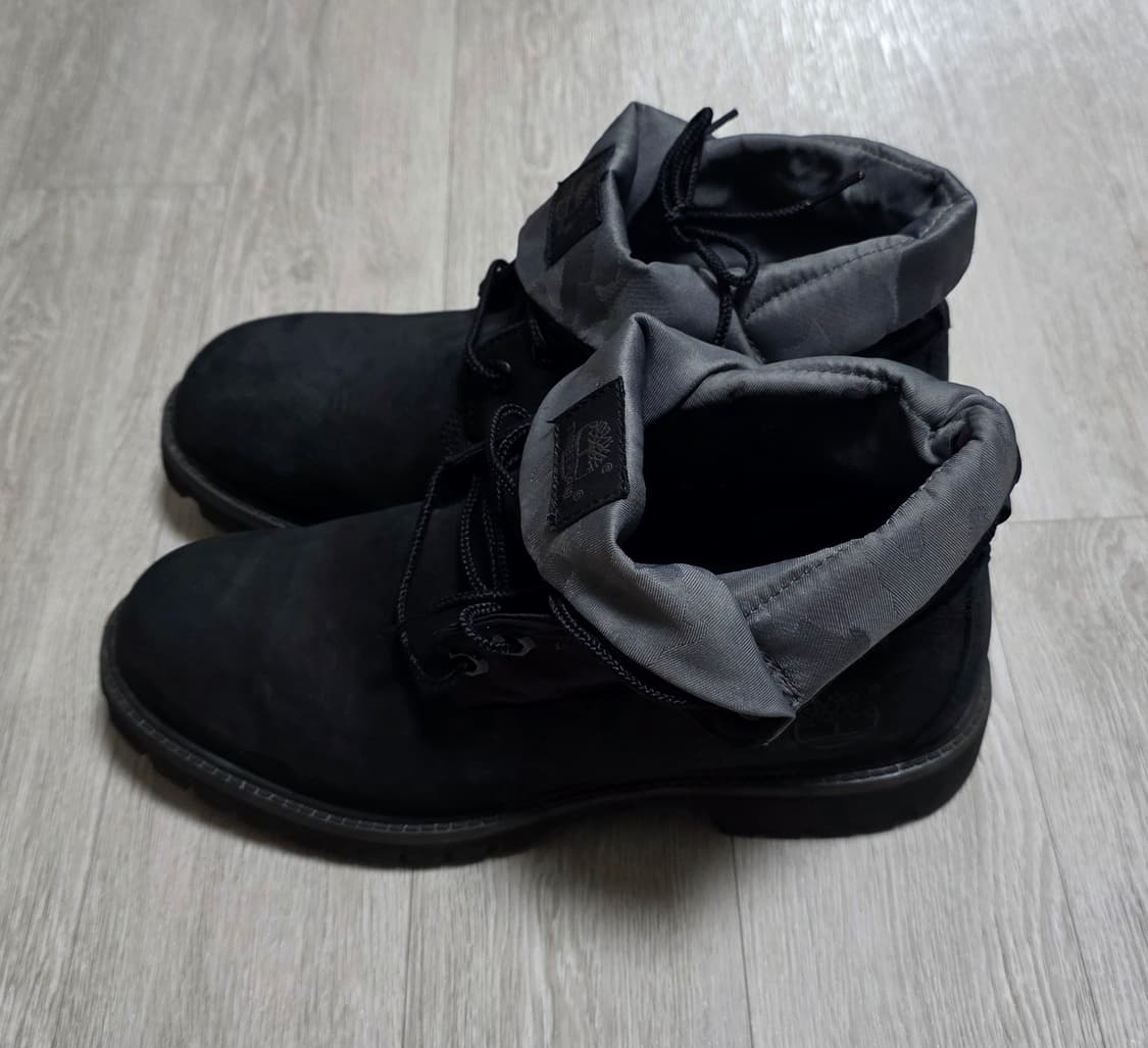 [250~255]팀버랜드 6인치 블랙 롤탑부츠 상품이미지2