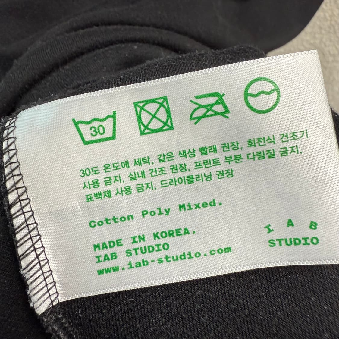 [XXL] 아이앱 블랙 반팔티 상품이미지6