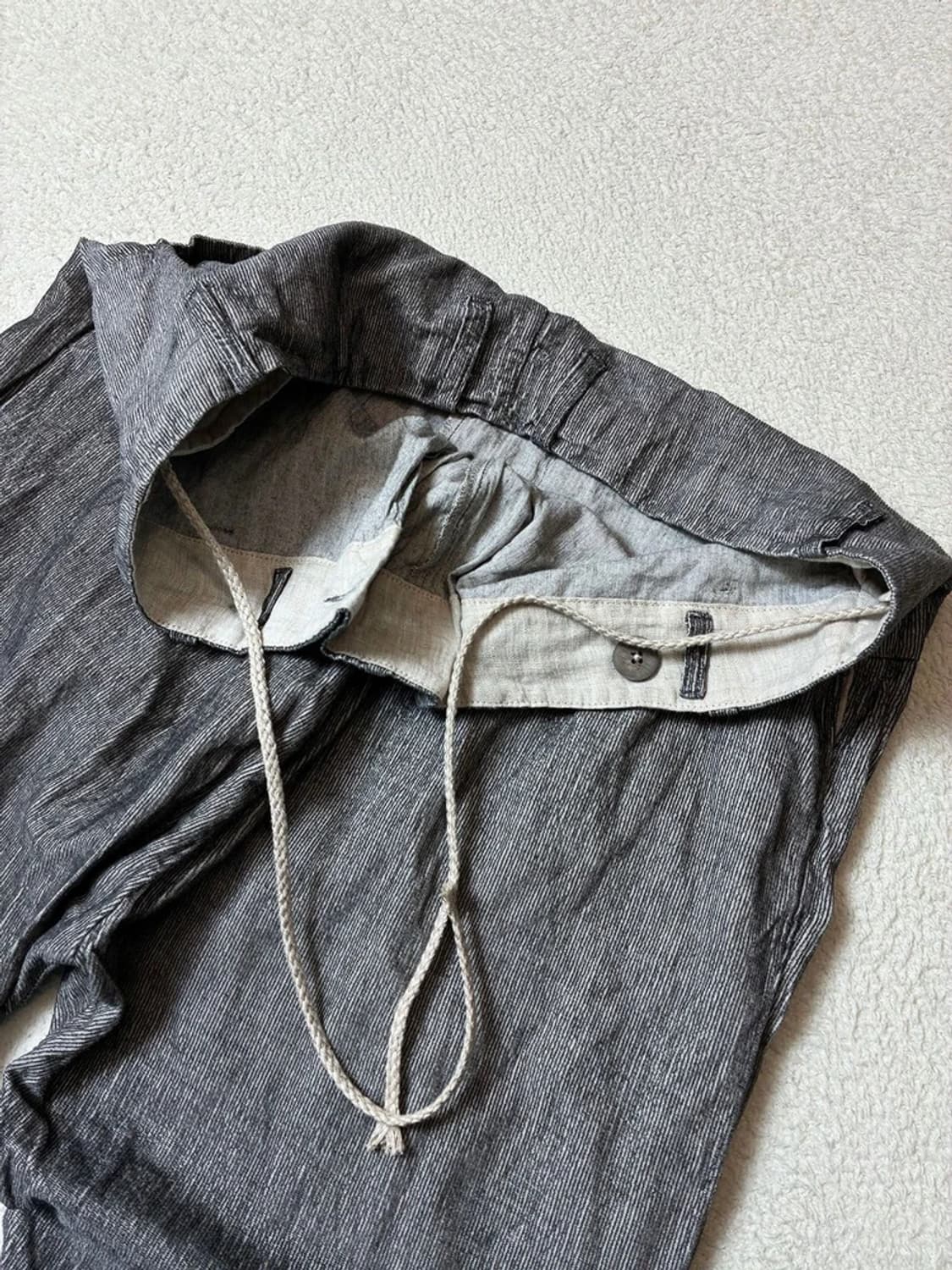 트랜짓 이태리 린넨 배기 스트레이트 팬츠 PN7675 상품이미지4