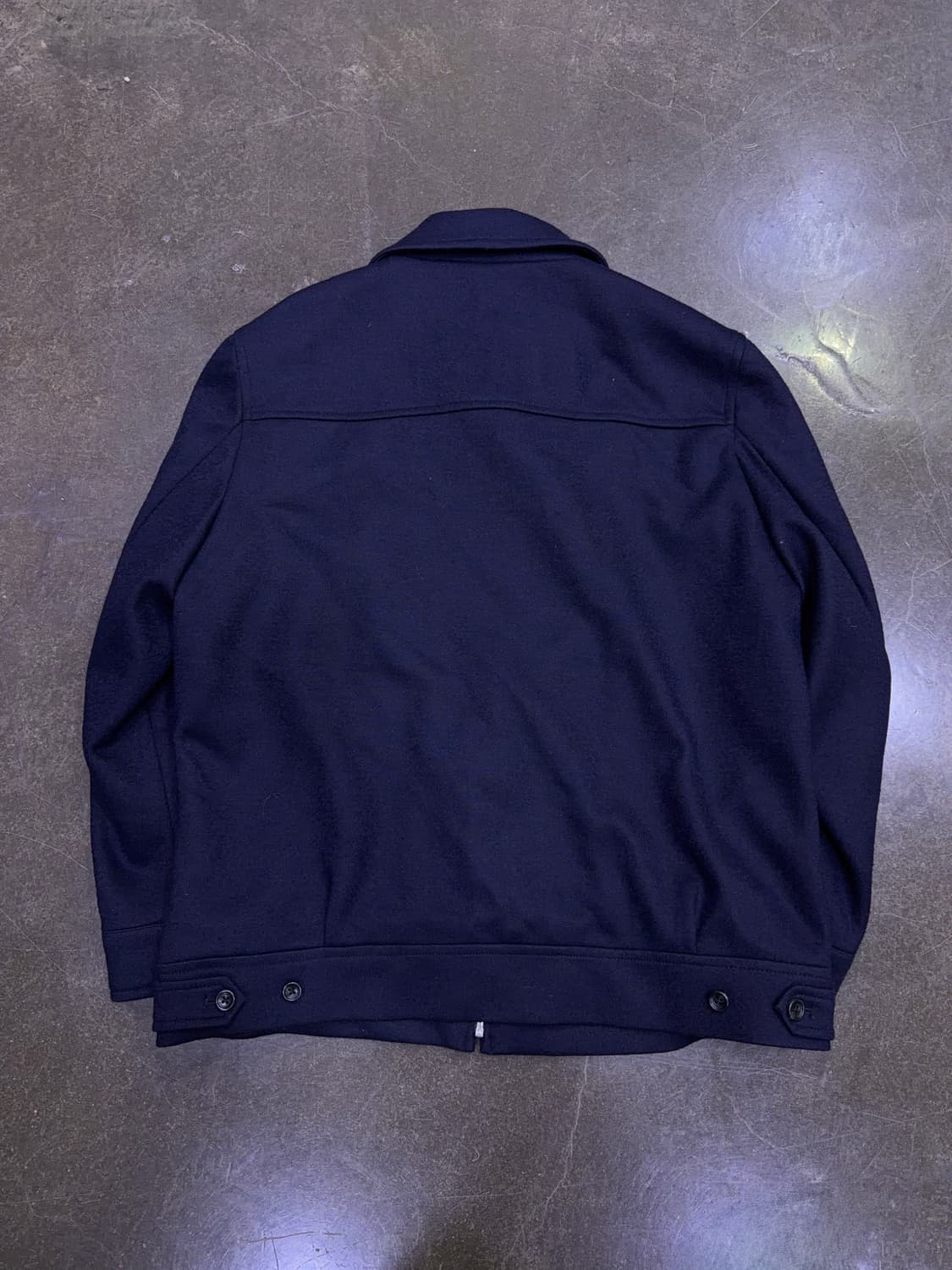 인터메조 울저지 집업 점퍼 블루종 점퍼 자켓 네이비 100 상품이미지5