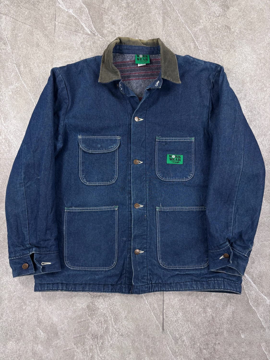 90's Wrangler Work Wear Denim Jacket    상품이미지1