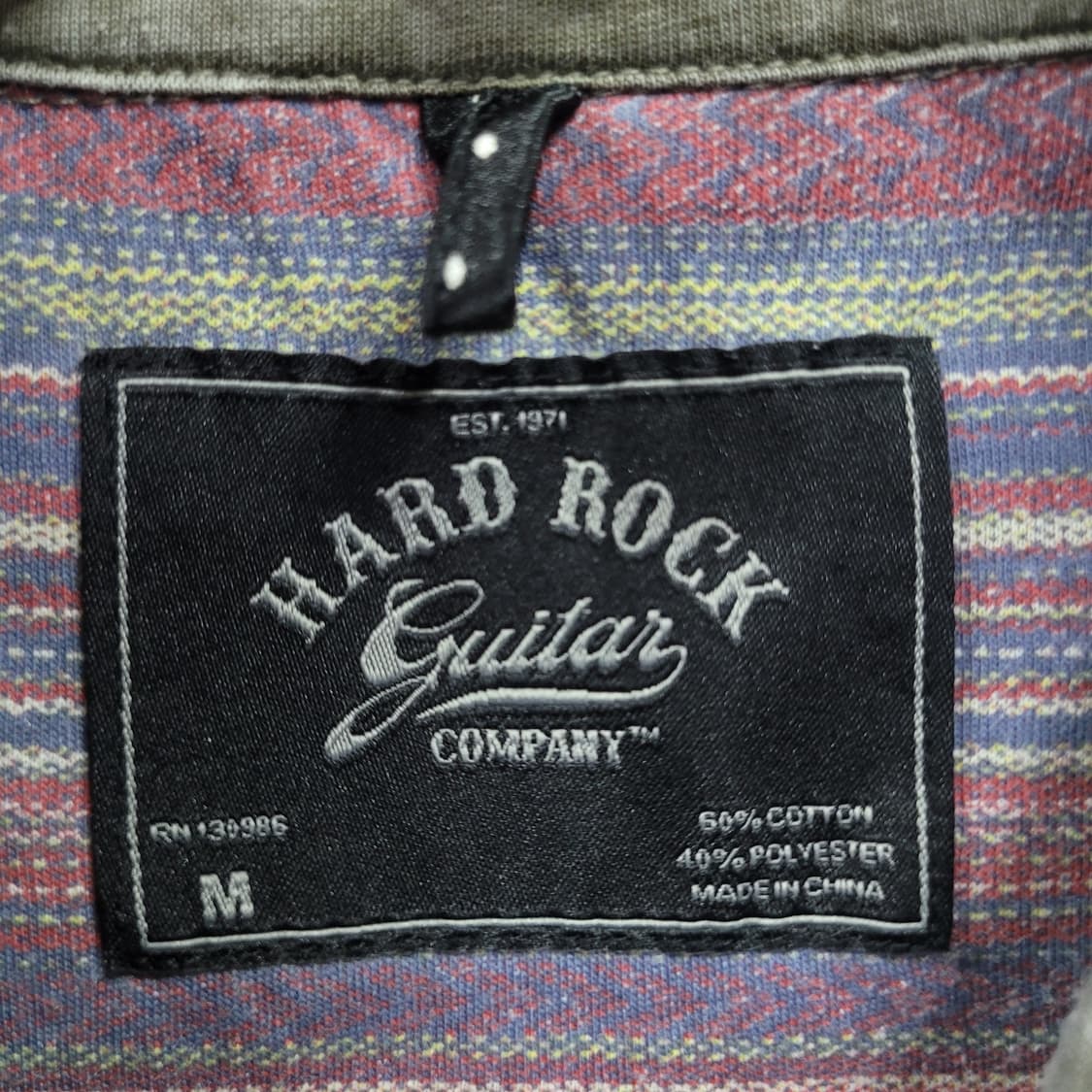 Hard Rock Guitars 디스트레스드룩 빈티지 셔츠 상품이미지5