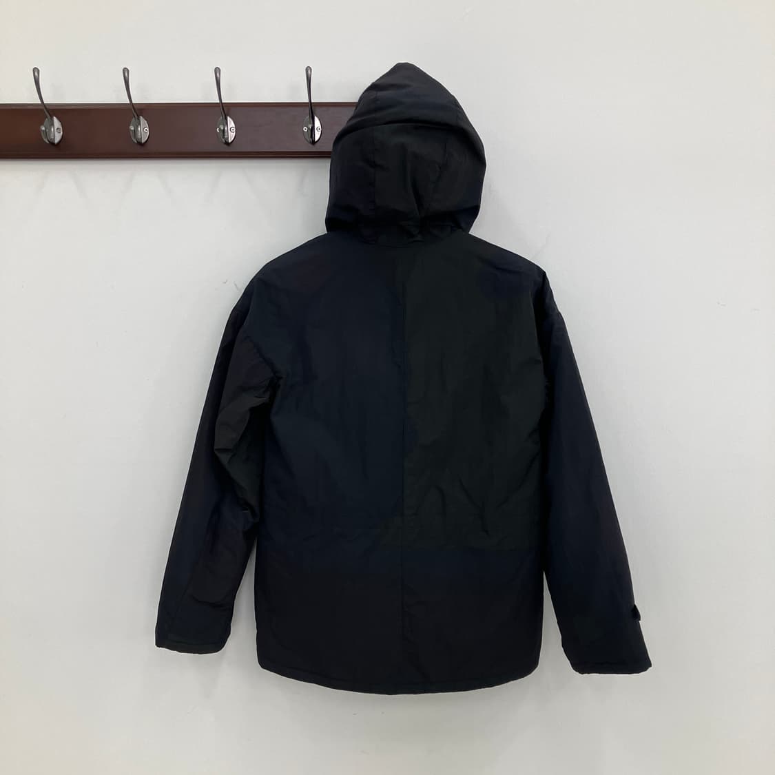 질샌더 나일론 블랙 국방 배색 경량 패딩 상품이미지3