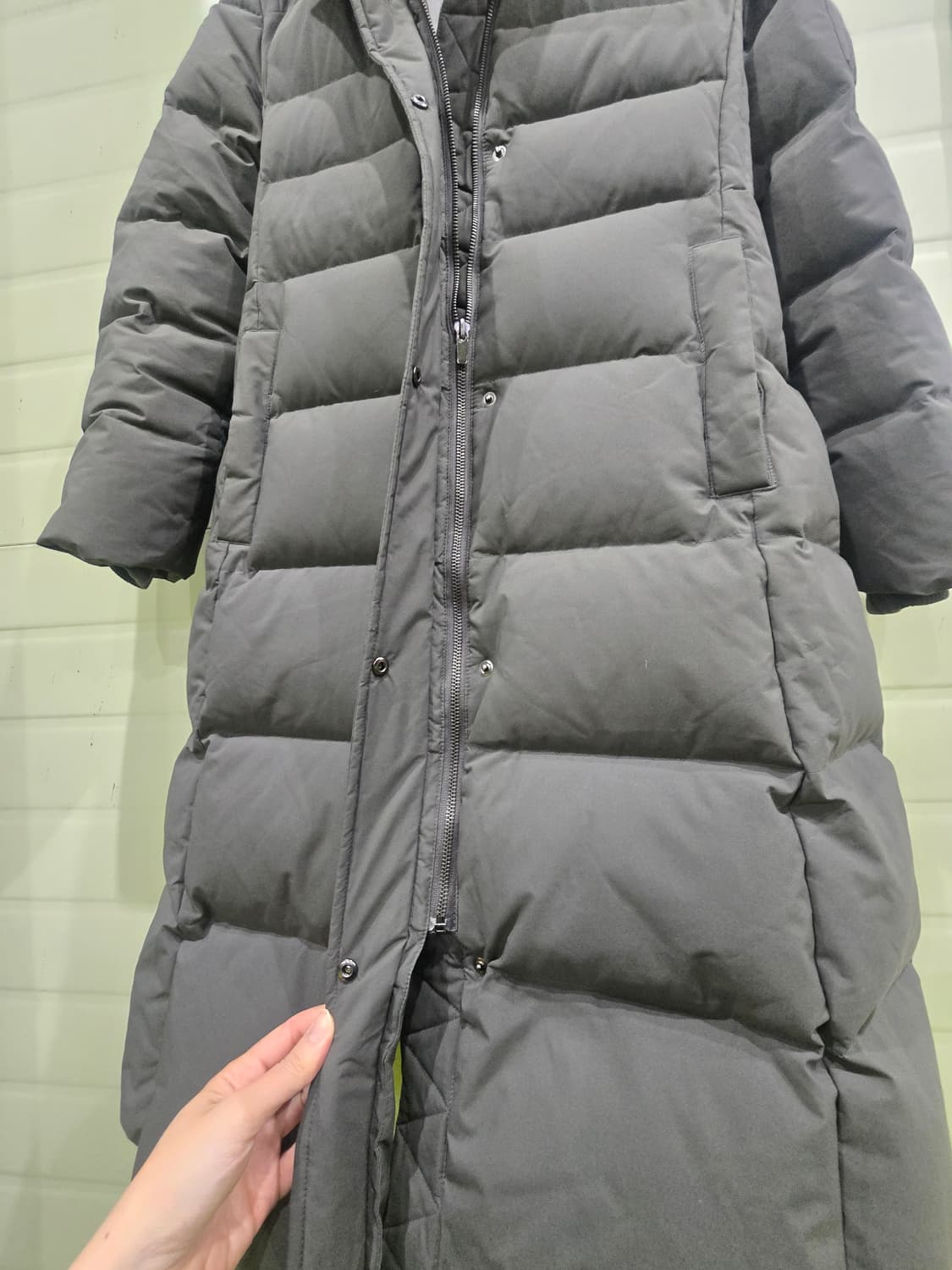 플라스틱 아일랜드 폭스퍼 롱패딩 S 상품이미지8