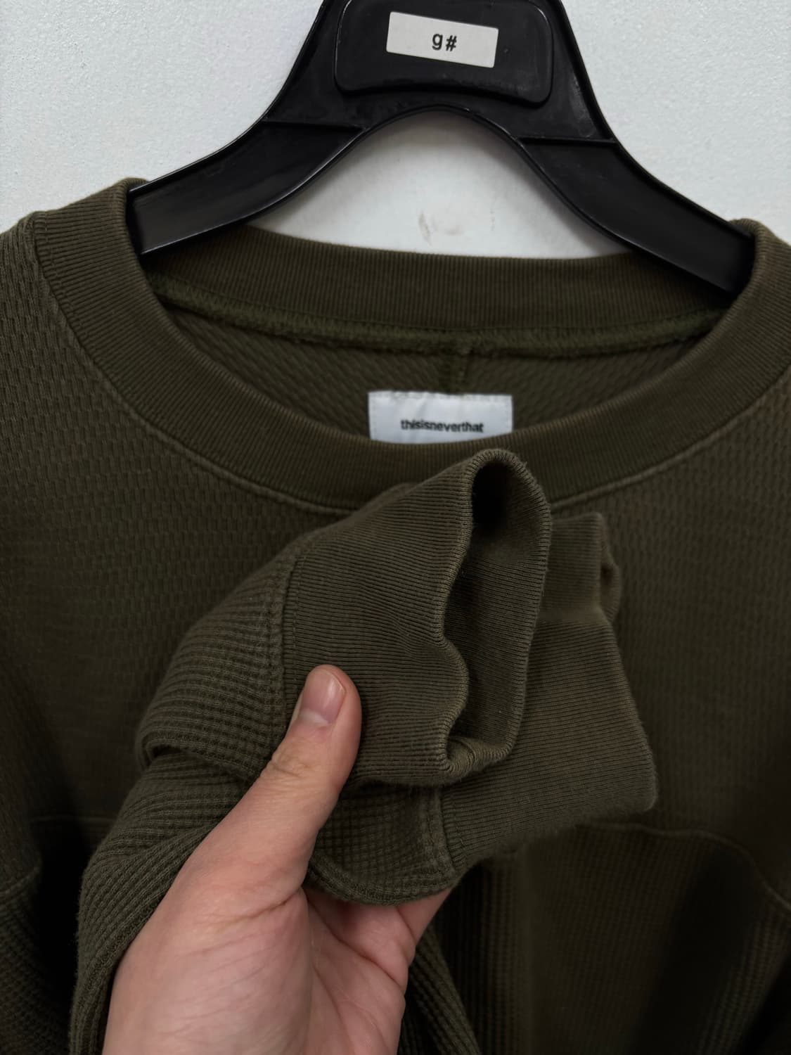 디스이즈네버댓 와플 맨투맨 상품이미지5