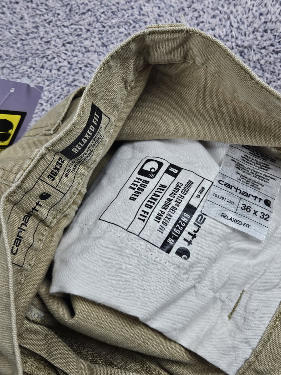 칼하트 캔버스 카펜터 워크 팬츠 ( 36 X 32 ) / 10144 상품이미지7