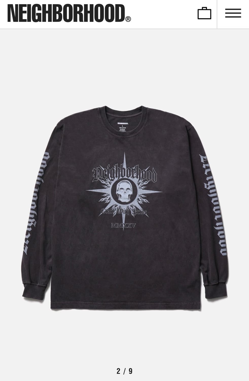 네이버후드 25AW NH. TEE LS-15 상품이미지1