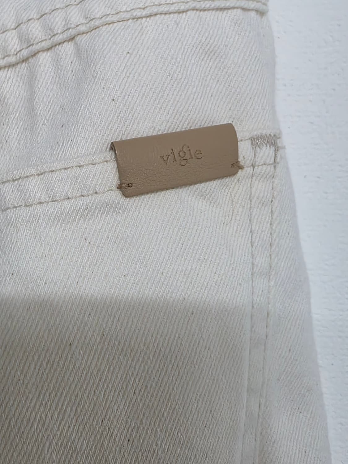 한섬 SJ SJ 화이트 면 와이드팬츠 64-94 상품이미지4