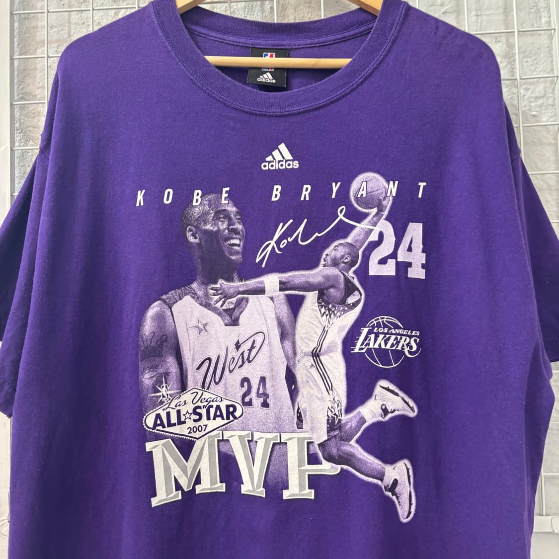 아디다스 X NBA 00s 코비 브라이언트 올스타 게임 프린팅 L 상품이미지5