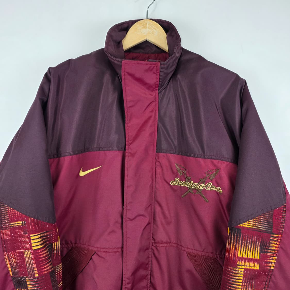 90'S NIKE 플로리다 스테이트 세미놀스 패딩 상품이미지2