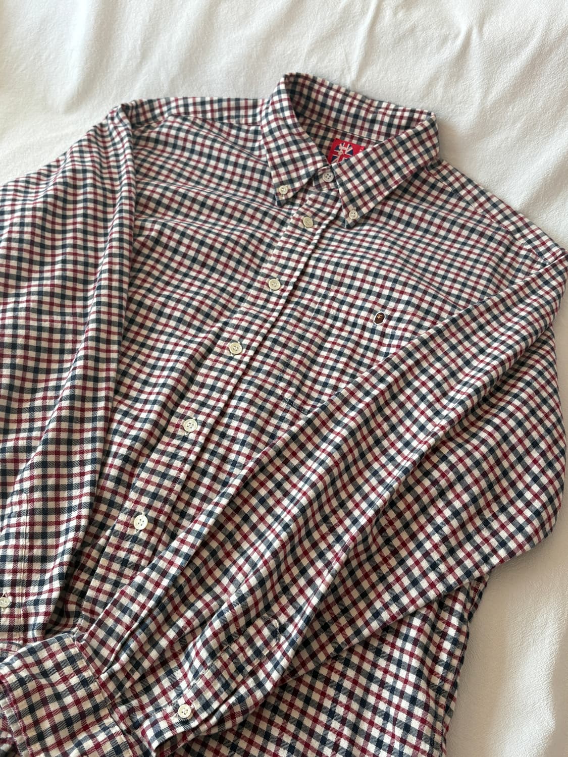 베이프 체크셔츠 L 상품이미지2